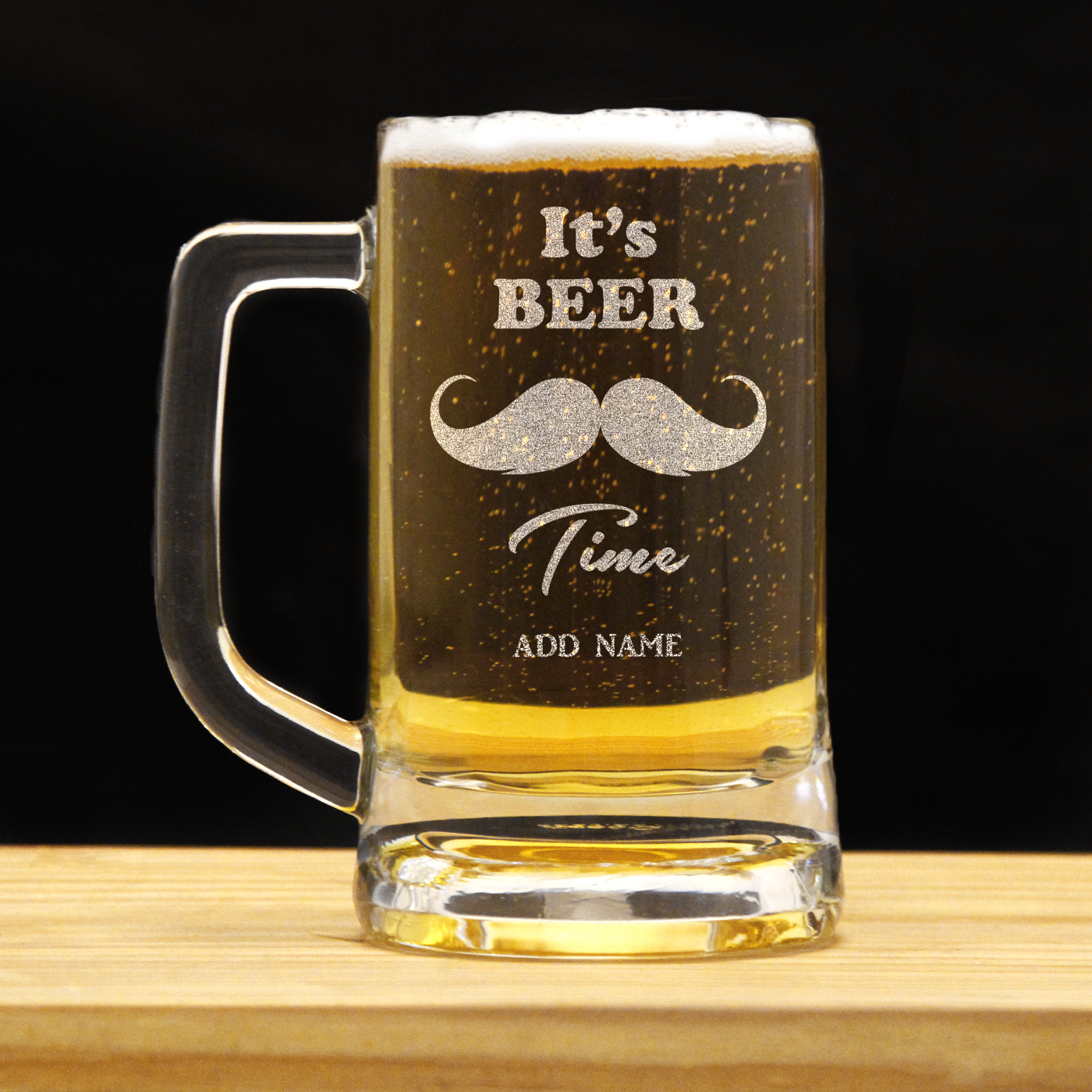 It's Beer Time Personalized Beer Mug
