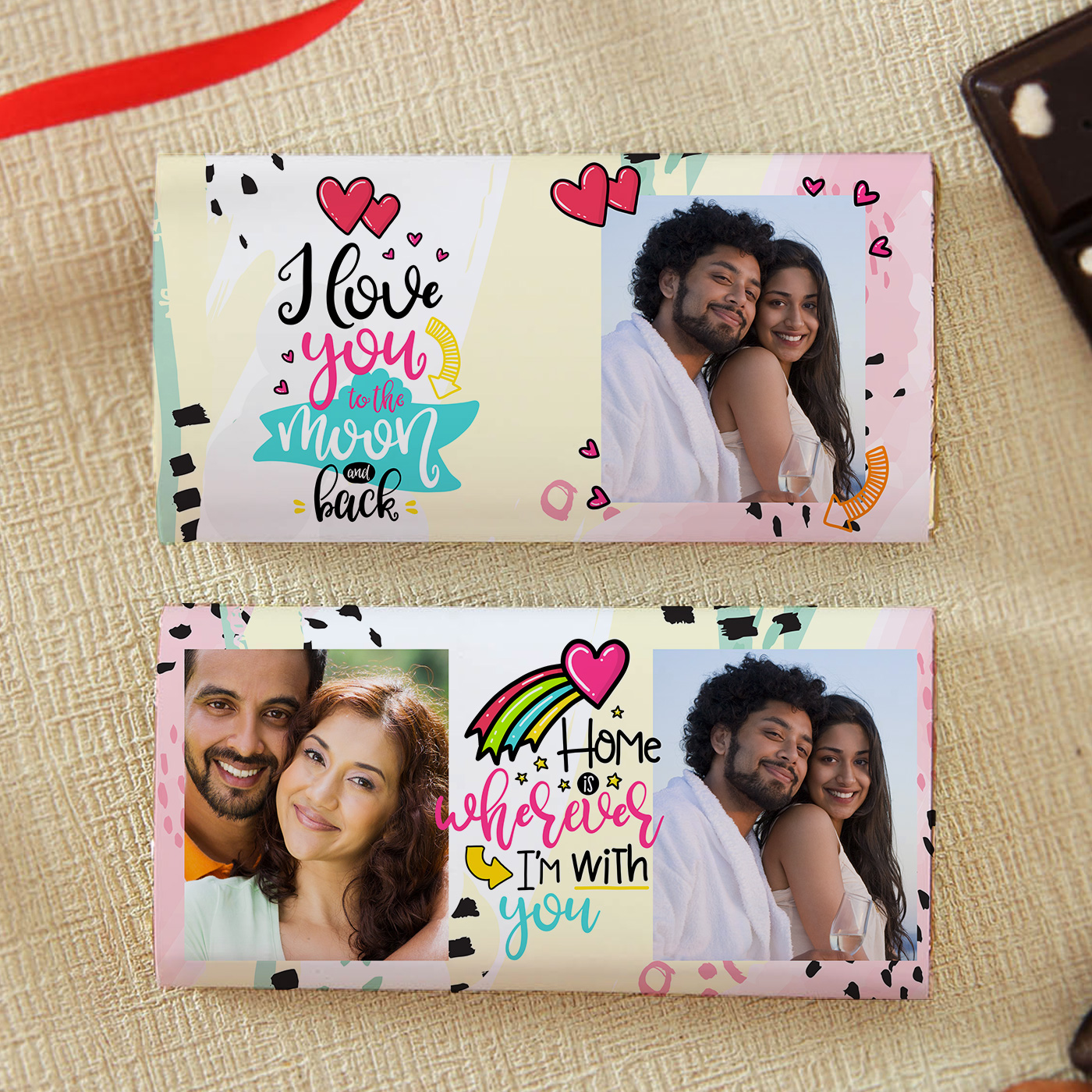 love you personalized chocolates