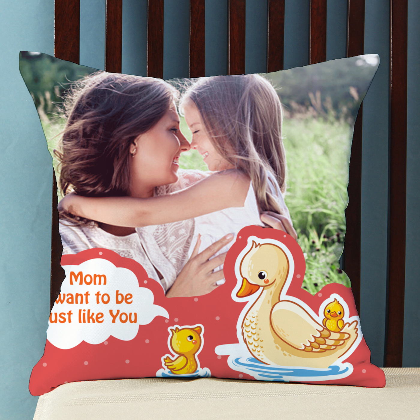 Be Like You Personalized Cushion for Mother