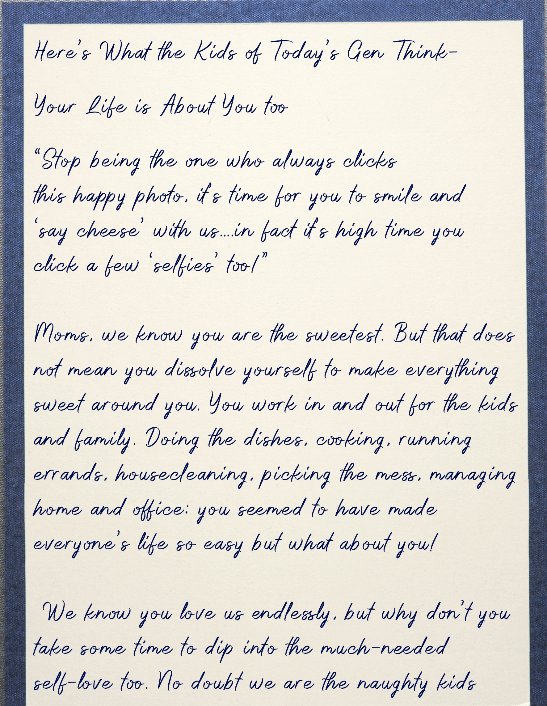 Letter for mom 2