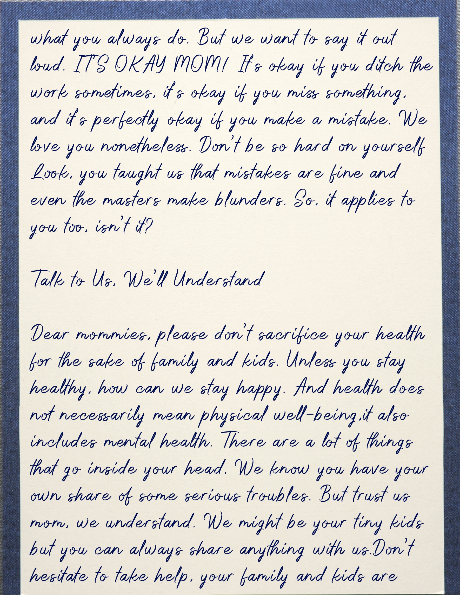 Letter For mom 4