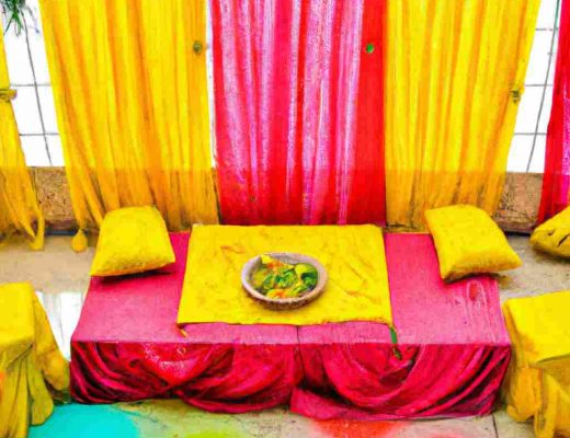 Haldi decoration ideas