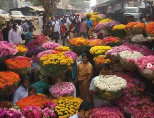 Bangalore Flower Market