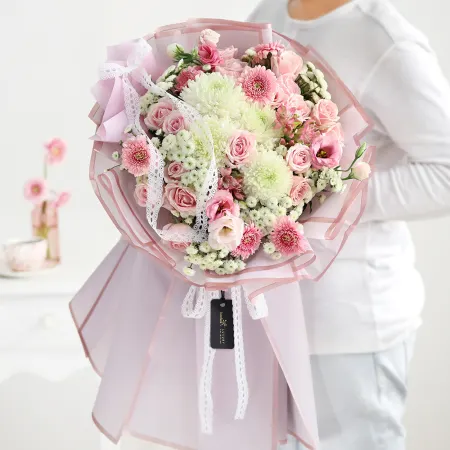 Colorful mixed flower bouquet