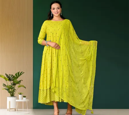 Kurta and Dupatta Set for Rakhi Outfit